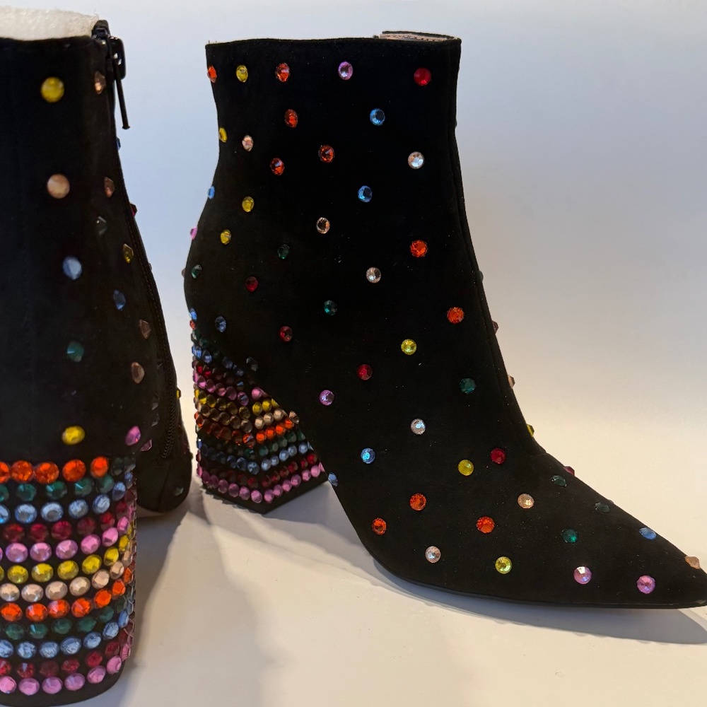Betsey Johnson Rhinestone Boots